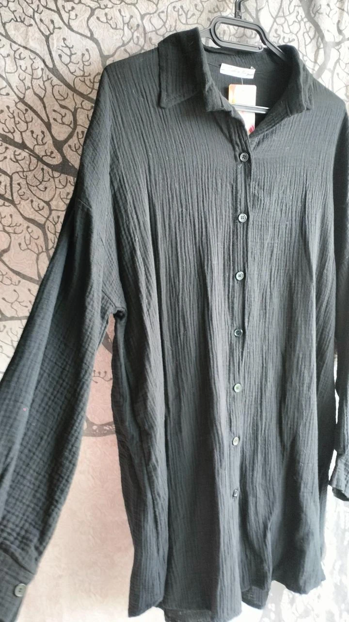 camisa larga negra – photo 7